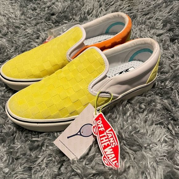 Vans Other - Vans Unisex Tennis Ball Brand Penn Comfycush Slip-On